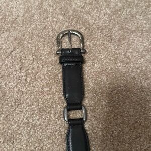 Black belt with silver detailing